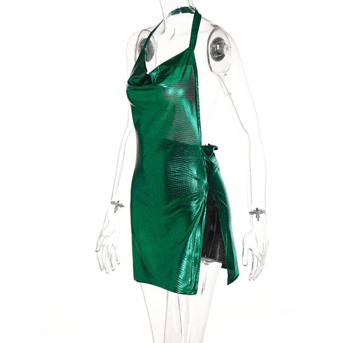 Sexy Fashionable Women's Elegant Backless Sequin Party Dress